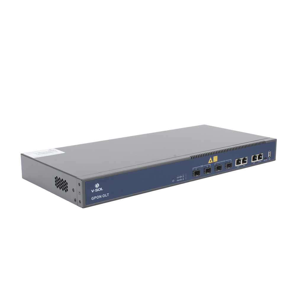 OLT / 2 Puertos GPON / 4 Uplink / 256 ONUs / Rack 1U | SIERRA STORE