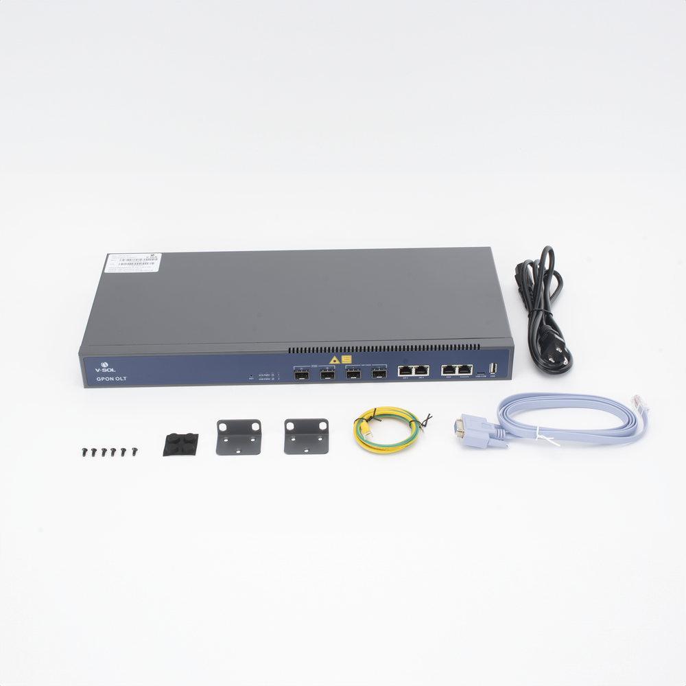 OLT / 2 Puertos GPON / 4 Uplink / 256 ONUs / Rack 1U | SIERRA STORE