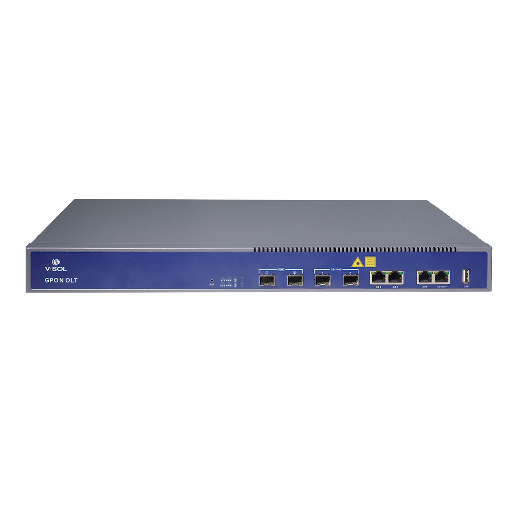 OLT / 2 Puertos GPON / 4 Uplink / 256 ONUs / Rack 1U | SIERRA STORE