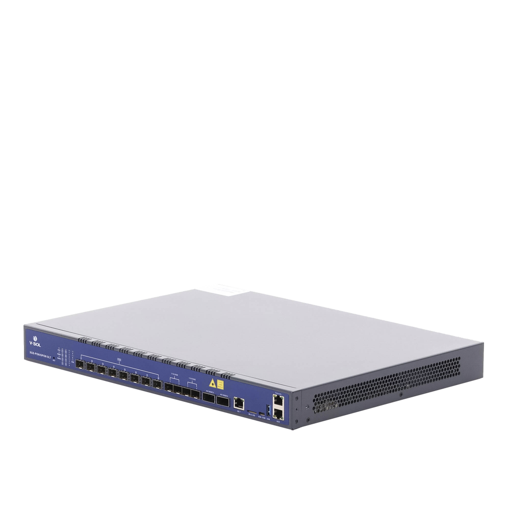 OLT Combo / 8 Puertos XGSPON-GPON / 7 Puertos Uplink RJ45+SFP28+QSFP28 / Hasta 2,048 ONUs / Rack 1.45x1.08x0.14 ft | SIERRA STORE