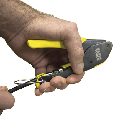 Pinza para Instalación de Conector F de Compresión con Cables RG59, RG6/6Q KLEIN TOOLS - Vista 6