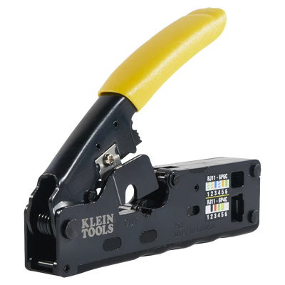 Ponchadora/Pelacables/Cortacables Compacta con Matraca para Conectores  RJ45 y RJ11/RJ12. KLEIN TOOLS - Vista 3