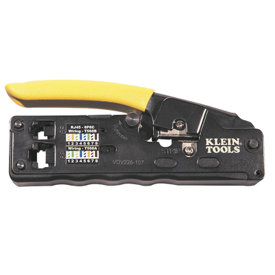Ponchadora/Pelacables/Cortacables Compacta con Matraca para Conectores  RJ45 y RJ11/RJ12. KLEIN TOOLS - Vista 2