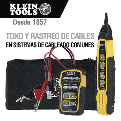 Kit de Generador de Tono y  Sonda de Rastreo para Cableado (RJ11/RJ45). Incluye  Bolsa de Protección. KLEIN TOOLS - Vista 5