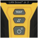 Tester  de Cable LAN Scout™ Jr. 2/ Para: Prueba aprobada/ Error de Cableado/ Falla de Circuito Abierto o Cortocircuito/ Pa...