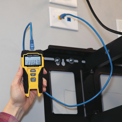 Tester  de Cable LAN Scout™ Jr. 2/ Para: Prueba aprobada/ Error de Cableado/ Falla de Circuito Abierto o Cortocircuito/ Pa...