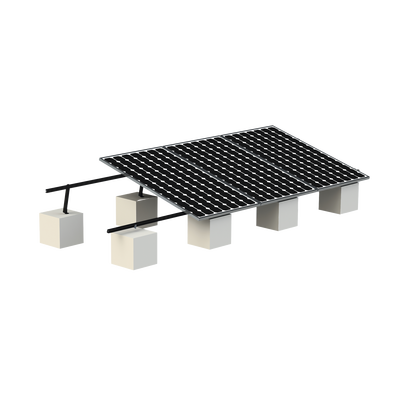 Montaje para Panel Solar, Riel "8" de 5400mm para Módulos con Espesor de 30-35mm, Velocidad de Viento Máx. 136km/h (20° a ...