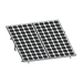 Montaje para 2 Paneles Solares, Riel "8" de 2700mm para Módulos con Espesor de 30-35mm, Velocidad de Viento Máx. 136km/h -...