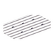 Mini Riel de Aluminio para Módulos Solares / Techo Inclinado 0° / Anodizado / 35 mm / 2 Rieles + 4 Tornillos Autoperforantes | SIERRA STORE