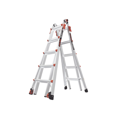 Escalera Multi-Posiciones de 6.7 m (22') para Suelos Inclinados o con Desniveles. - Little Giant Ladder Systems