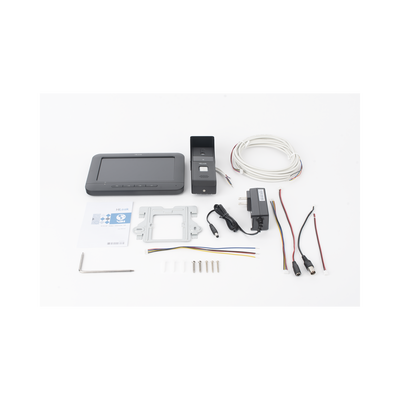 Kit de Videoportero Analógico con Pantalla LCD a Color de 7" / Frente de Calle para Exterior IP65 / Salida de Relevador Hi...