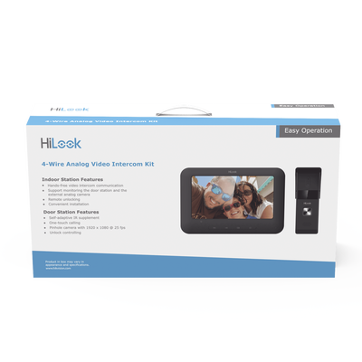 Kit de Videoportero Analógico con Pantalla LCD a Color de 7" / Frente de Calle para Exterior IP65 / Salida de Relevador - ...