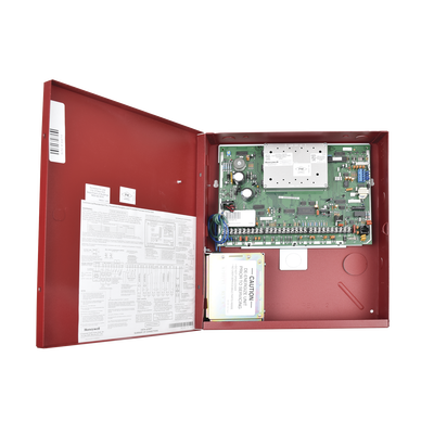 Panel Hibrido de Incendio e Intrusión, Hasta 32 Zonas Cableadas o Inalámbricas, 24 Zonas V-Plex, 2 Particiones, Compatible...