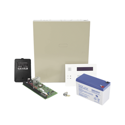 Kit de Panel de Alarma VISTA48LA con  Batería de 9Ah, Transformador y Gabinete - HONEYWELL HOME RESIDEO