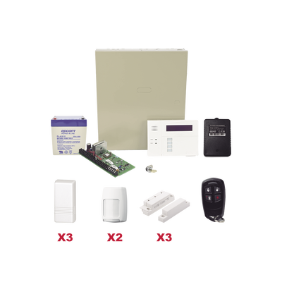 Kit inalámbrico / Panel VISTA48LA con teclado 6160RF receptor inalámbrico / 3 contactos 5816 / 2 PIR 5800PIR / 1 Llavero i...