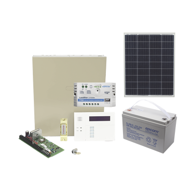 Sistema de Alarma VISTA48LA Alimentado por Celda Solar, incluye Teclado con Receptor Inalambrico - HONEYWELL HOME RESIDEO