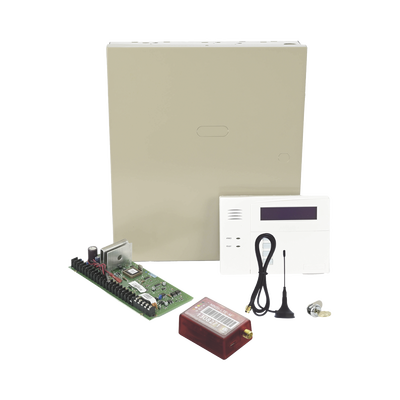KIT de Panel de Alarma Hibrido/Teclado 6160RF Y Comunicador 3G/4G con 1er AÑO "ILIMITADO" de Comunicación 3G/4G/Aplicación...