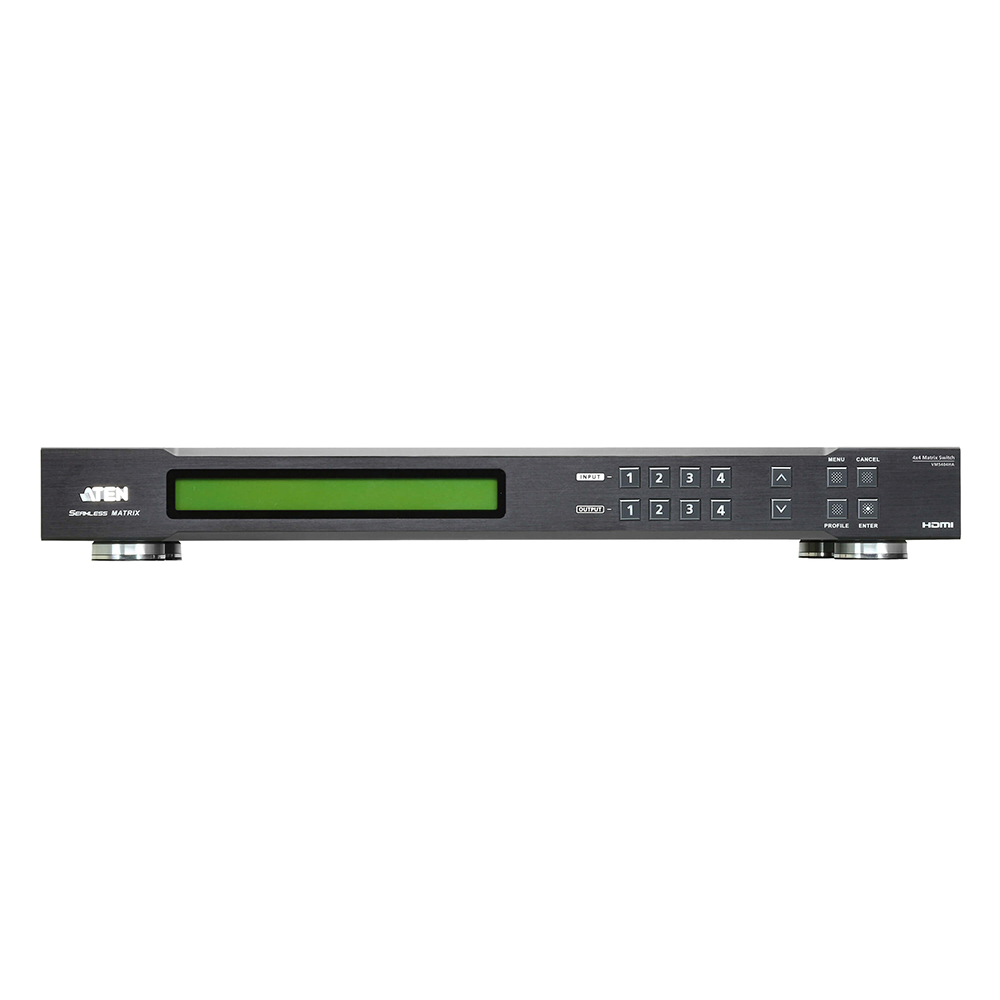Matriz HDMI / 4x4 / Escalador Integrado / Videowall / Seamless Switch / Audio Desembedding / RS-232 / Ethernet / 1080p / 6.75 Gbps | SIERRA STORE