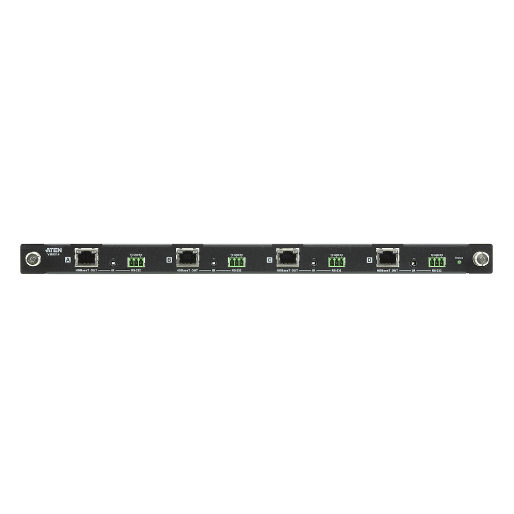Tarjeta de Entrada HDBaseT / 4 Puertos / HDCP 1.4 / 4K 60Hz 4:2:0 / EDID Expert / Seamless Switch / Video Wall 32 Perfiles | SIERRA STORE
