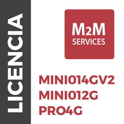 Servicio de datos por un Año para comunicadores  MINI014G/V2 y MINI012G, con eventos ilimitados. - M2M SERVICES