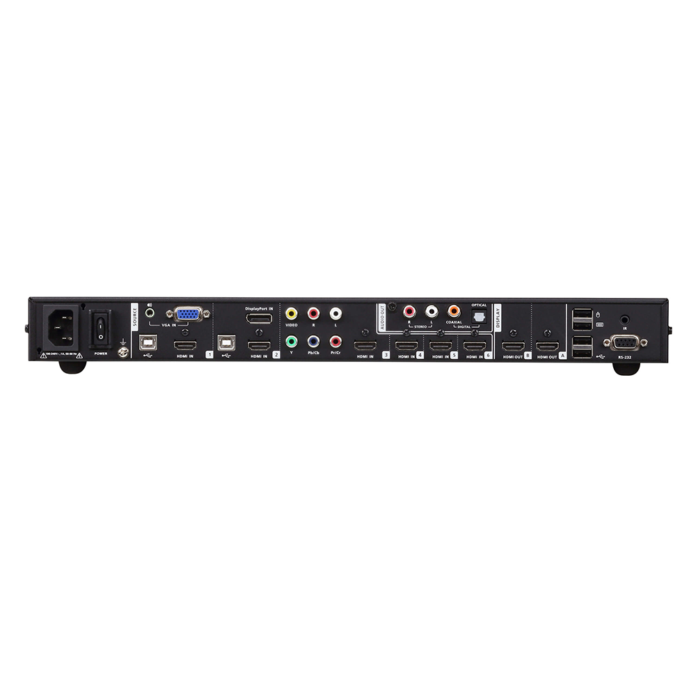 Switch de Presentación / 9 Entradas HDMI / 2 Salidas / 4K UHD 60 Hz / HDR10 / HDCP 2.3 / Control IP y RS-232 | SIERRA STORE