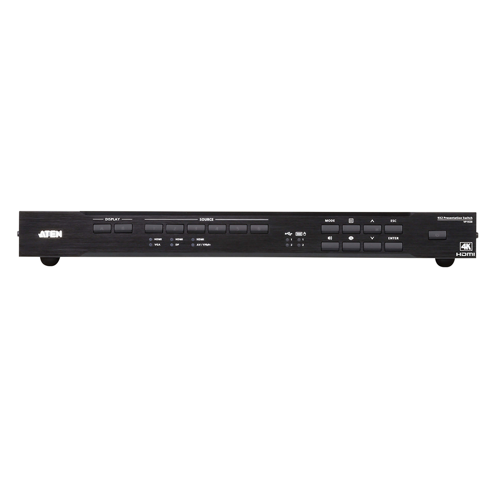 Switch de Presentación / 9 Entradas HDMI / 2 Salidas / 4K UHD 60 Hz / HDR10 / HDCP 2.3 / Control IP y RS-232 | SIERRA STORE