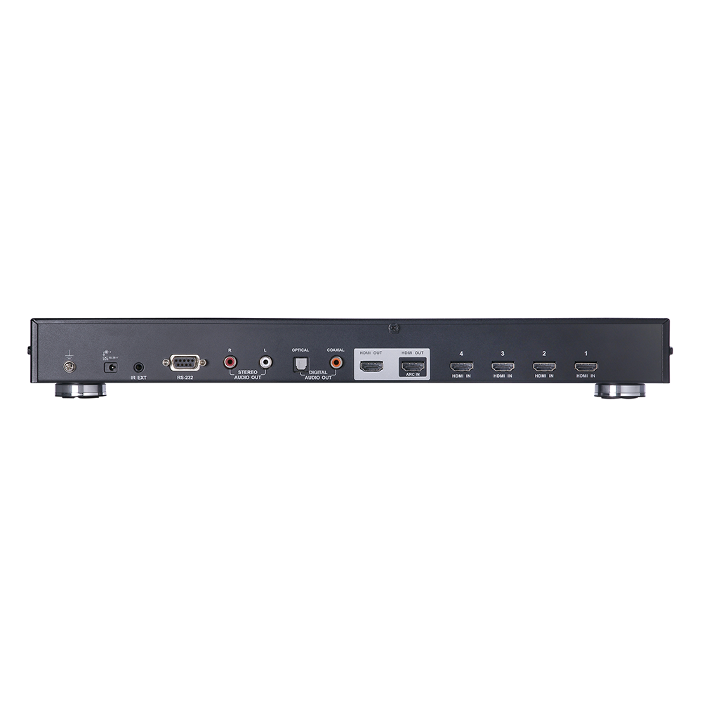 Switch HDMI / 4 Entradas / 2 Salidas / 3D y ARC / 15 m (49 ft) / 6.75 Gbps / Montaje en Rack | SIERRA STORE
