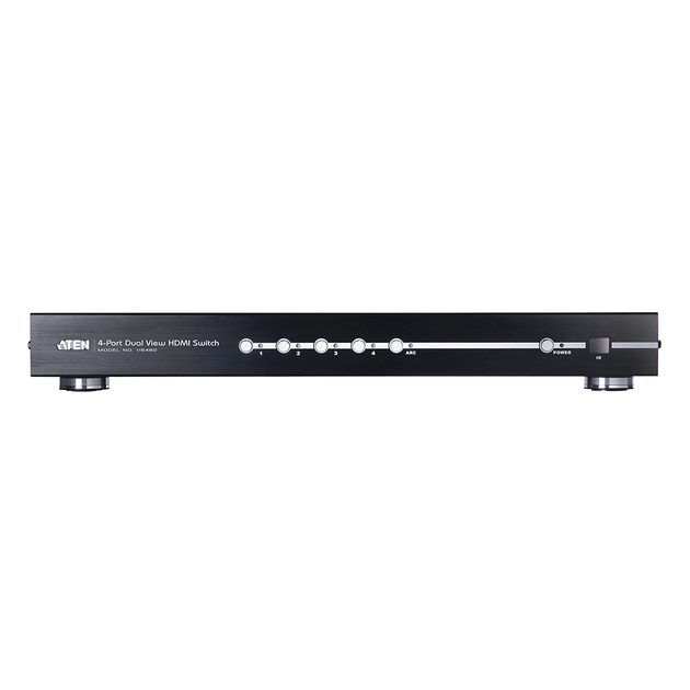 Switch HDMI / 4 Entradas / 2 Salidas / 3D y ARC / 15 m (49 ft) / 6.75 Gbps / Montaje en Rack | SIERRA STORE