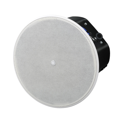 Altavoz de Plafón | Woofer 8 in, Tweeter 1 in | Rango Completo | 8 Ohms | 70v, 100v | Con Caja Acústica | Par Color Blanco...