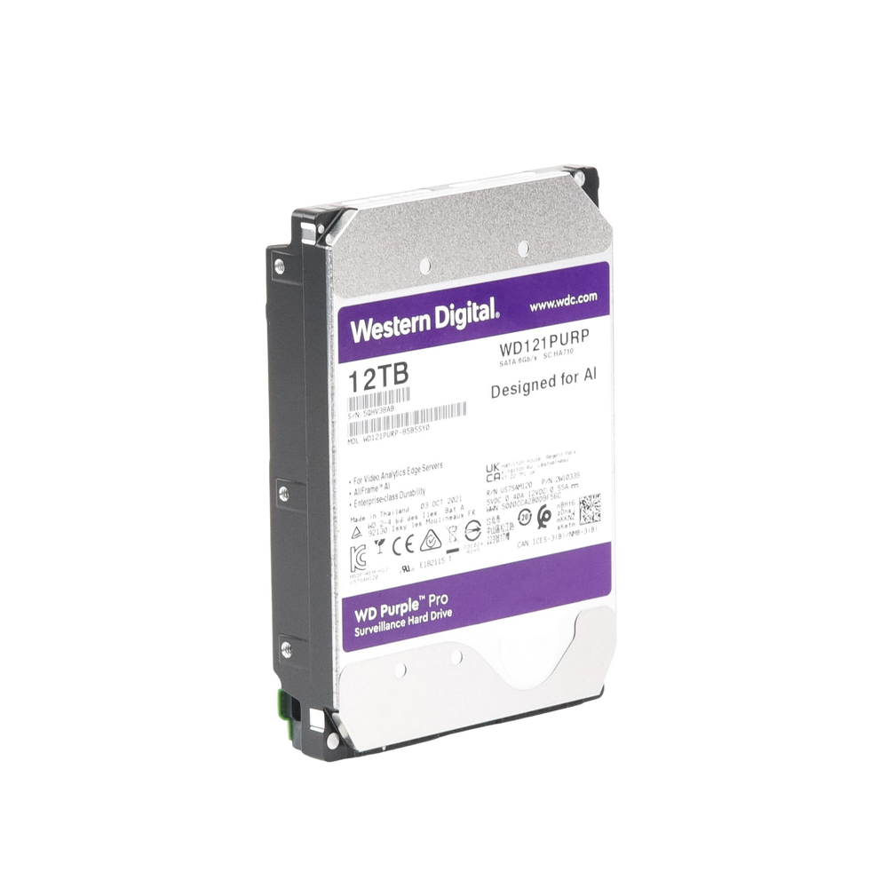 Disco duro WD de 12TB / 7200RPM / Optimizado para soluciones de video inteligente | SIERRA STORE