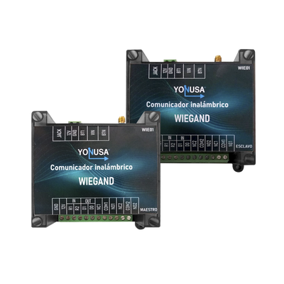 Convertidor de lectora para control de acceso (cableado a inalámbrico) / 1 Wiegand / 2 Relevadores / 2 Entradas / Hasta 1....