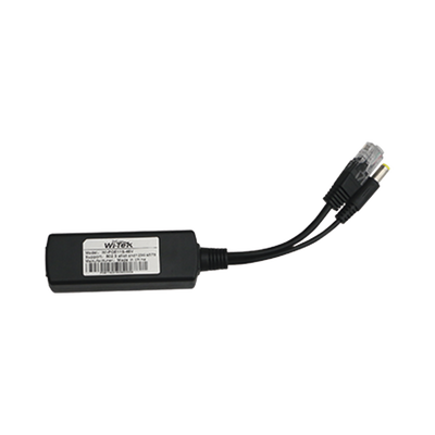 Splitter PoE IN 802.3 af/at / Se Puede Energizar Hasta con 30W / Salida de 12 Vcc 1A (12W) / Instalación es Escritorio (su...