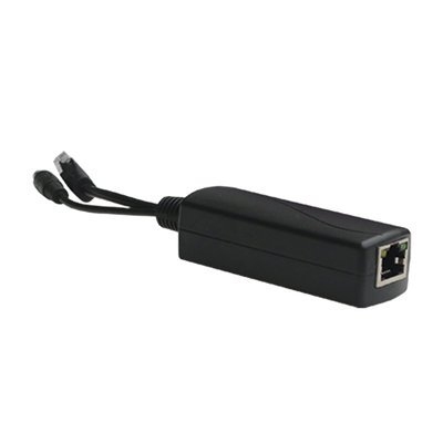 Splitter PoE IN 802.3 af/at / Se Puede Energizar Hasta con 30W / Salida de 12 Vcc 1A (12W) / Instalación es Escritorio (su...