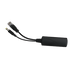 Splitter PoE IN 802.3 af/at / Se Puede Energizar Hasta con 30W / Salida de 12 Vcc 1A (12W) / Instalación es Escritorio (su...