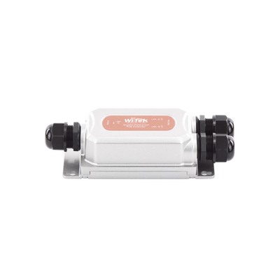 Extensor PoE para exterior / Entrada PoE de 60W y 2 salidas PoE de 30W / Protección IP68 / Ideal Para Aplicaciones de CCTV...