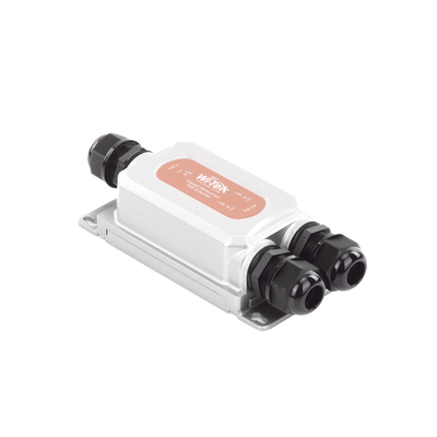 Extensor PoE para exterior / Entrada PoE de 60W y 2 salidas PoE de 30W / Protección IP68 / Ideal Para Aplicaciones de CCTV...