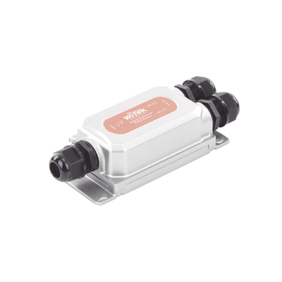 Extensor PoE para exterior / Entrada PoE de 60W y 2 salidas PoE de 30W / Protección IP68 / Ideal Para Aplicaciones de CCTV...