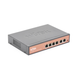 Switch PoE No administrable / PoE de Largo Alcance Hasta 250m / 4 Puertos PoE 10/100Mbps (Puerto 1 Hasta 60W, Puertos 2,3 ...