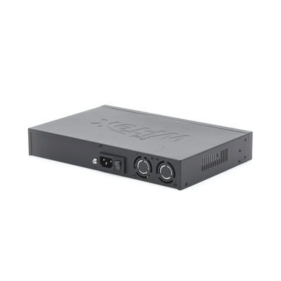 Switch PoE (802.3af/at/bt) / No administrable de largo alcance / Hasta 250m / 16 x 10/100Mbps (PoE) + 2 x 100/1000Mbps + 1...