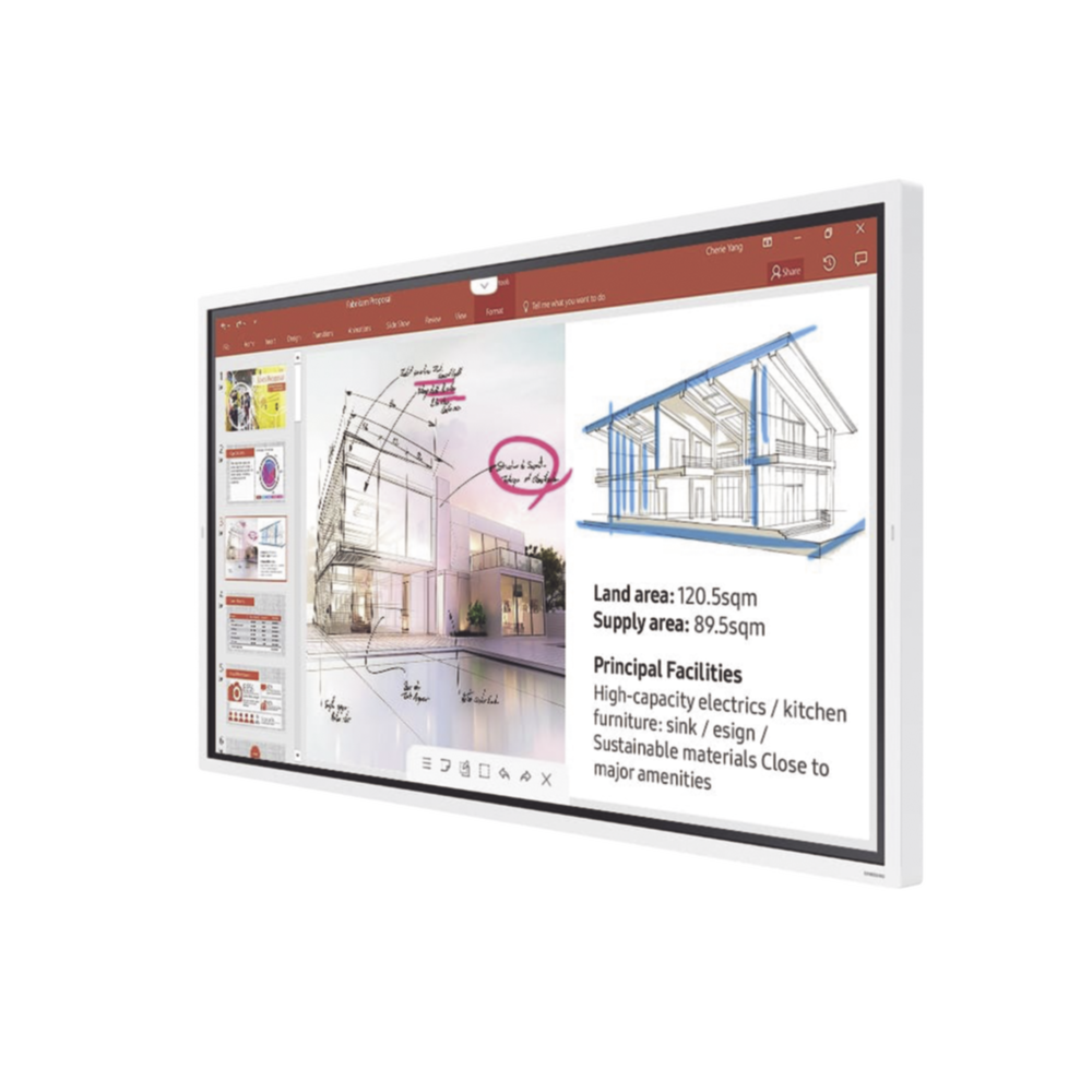 Pantalla Interactiva Touch de 65" con Lápiz Táctil / conectividad Wifi / USB / RJ45 / RS232 / HDMI / Salida Touch / Tizen SO / | SIERRA STORE