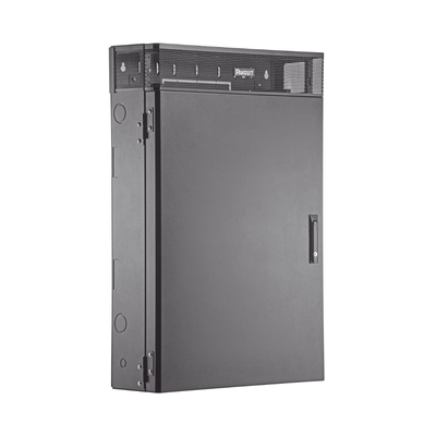Gabinete de Montaje en Pared TrueEdge™, Con 3 UR para Equipo Activo y 3 UR para Paneles de Parcheo, Fabricado en Acero, Co...