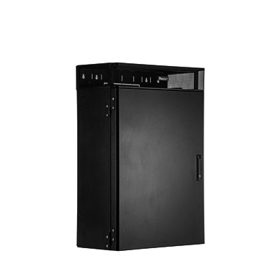 Gabinete de Montaje en Pared TrueEdge™, Con 6 UR para Equipo Activo y 6 UR para Paneles de Parcheo, Fabricado en Acero, Co...