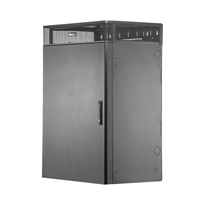 Gabinete de Montaje en Pared TrueEdge™, Con 9 UR para Equipo Activo y 9 UR para Paneles de Parcheo, Fabricado en Acero, Co...