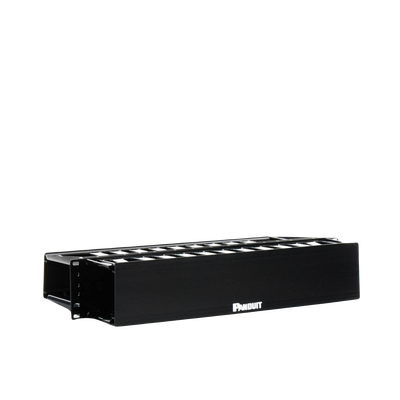 Organizador de Cables Horizontal PatchLink, Doble (Frontal y Posterior), Para Rack de 19in, 2UR PANDUIT - Vista 4
