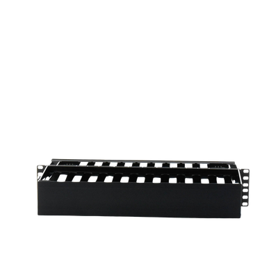 Organizador de Cables Horizontal PatchLink, Doble (Frontal y Posterior), Para Rack de 19in, 2UR PANDUIT - Vista 5