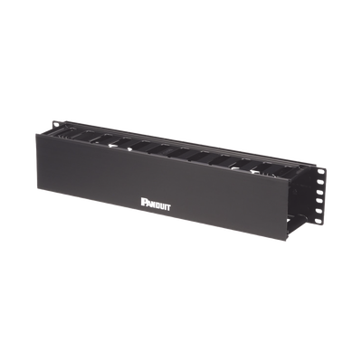 Organizador de Cables Horizontal PatchLink, Sencillo (Solo Frontal), Para Rack de 19in, 2UR PANDUIT - Vista 2