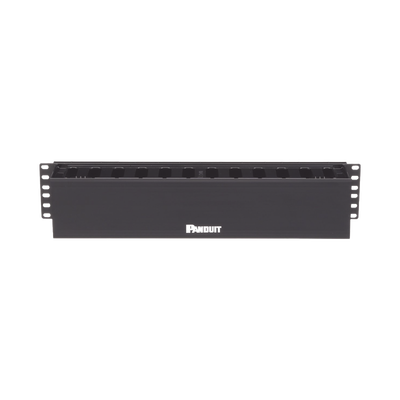 Organizador de Cables Horizontal PatchLink, Sencillo (Solo Frontal), Para Rack de 19in, 2UR PANDUIT - Vista 3