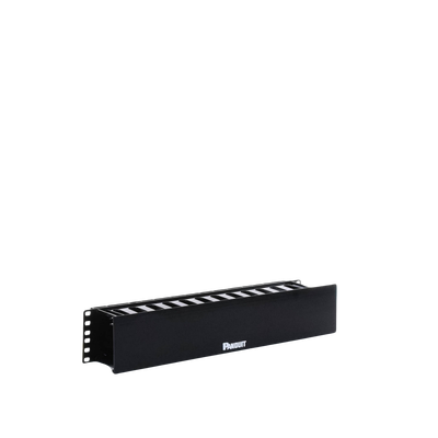 Organizador de Cables Horizontal PatchLink, Sencillo (Solo Frontal), Con Tapa Extendida, Para Rack de 19in, 2UR PANDUIT - ...