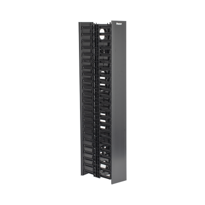 Organizador Vertical NetRunner, Doble (Frontal y Posterior), de 22.5 UR, 4.9in de Ancho, Color Negro PANDUIT - Vista 2