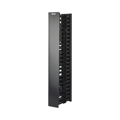 Organizador Vertical NetRunner, Doble (Frontal y Posterior), de 22.5 UR, 4.9in de Ancho, Color Negro PANDUIT - Vista 3